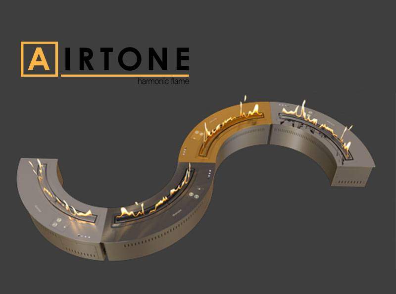 Новые автоматические радиальные биокамины от компании Airtone