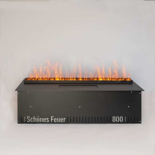 Электроочаг Schönes Feuer 3D FireLine 800 Pro со стальной крышкой в Саратове