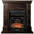 Каминокомплект InterFlame Мэри (темный дуб)+Majestic Black