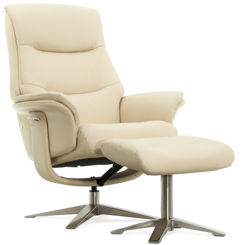 Кресло-реклайнер Falto Boss натуральная кожа