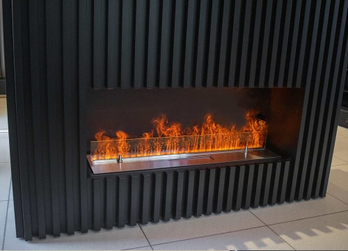 Электроочаг Schönes Feuer 3D FireLine 600 со стальной крышкой в Саратове
